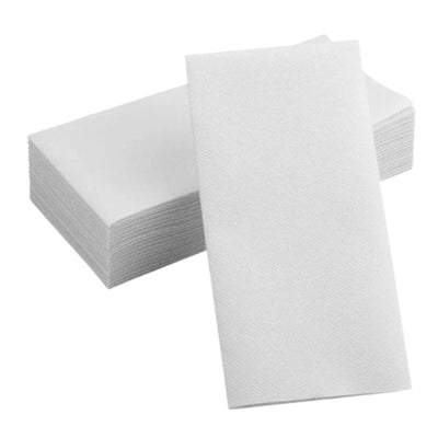 Dinner Napkins GT 1/8 Fold White 100pk