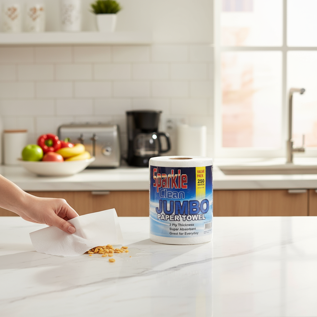 Jumbo Paper Towel 2ply 250sheets 21.5x24cm