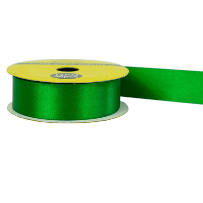 22mm Green Polyester Satin Ribbon 3m