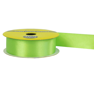 22mm Lime Green Polyester Satin Ribbon 3m