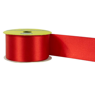 38mm Red Polyester Satin Ribbon 3m