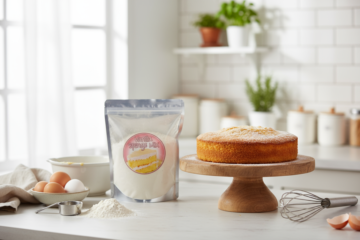 1kg Bakels Vanilla Sponge Mix
