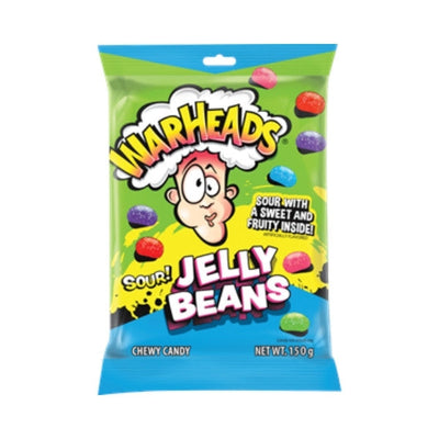 Warheads Sour Jelly Beans 150g