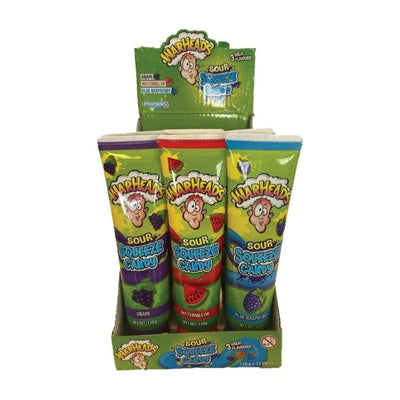 12pk Warheads Assorted Sour Squeeze 120g