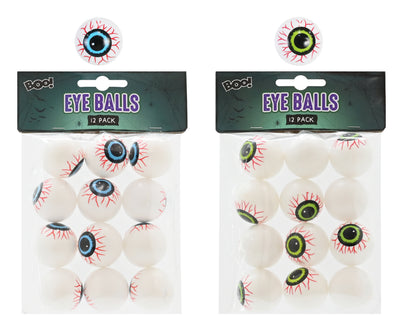 Eye Balls 12pk (colour or design selected at random)