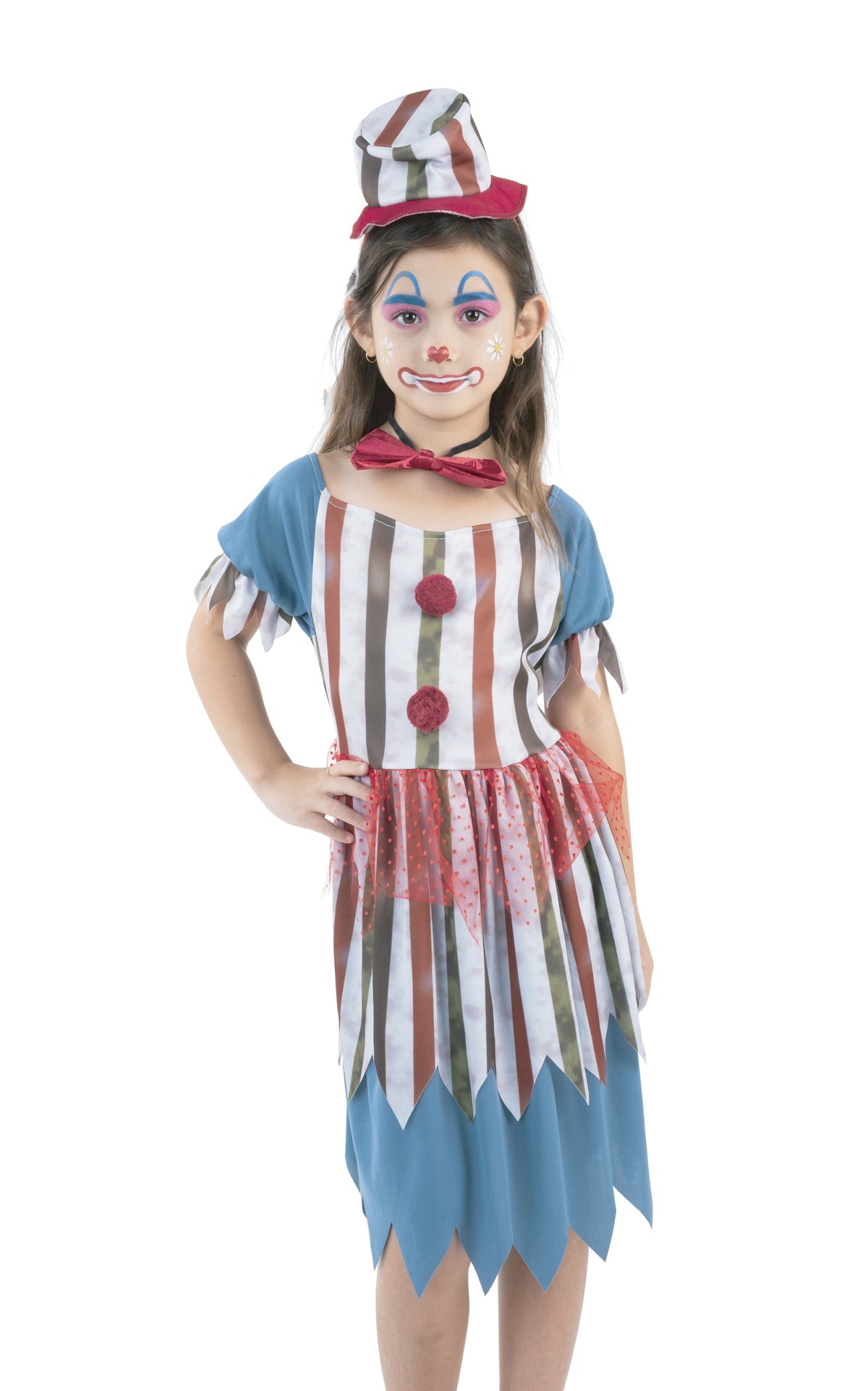 Costume Creepy Carnival Clown Kids
