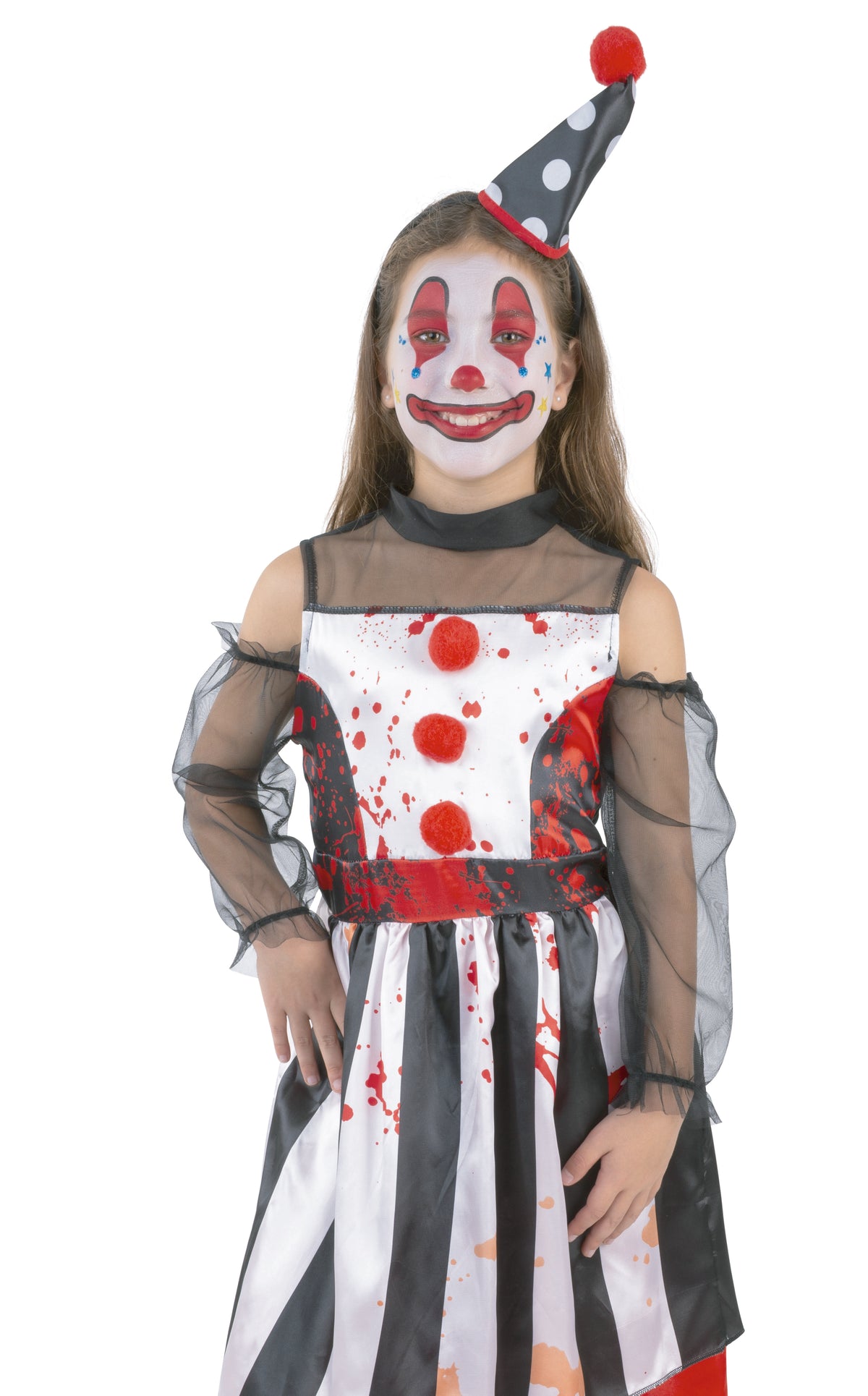 Costume Bloody Circus Clown Kids