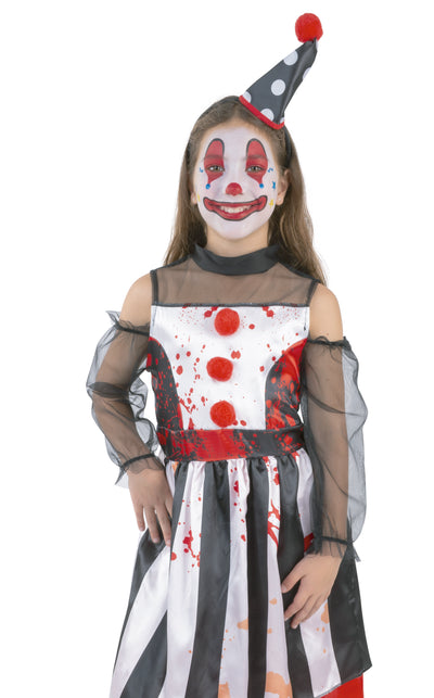 Costume Bloody Circus Clown Kids