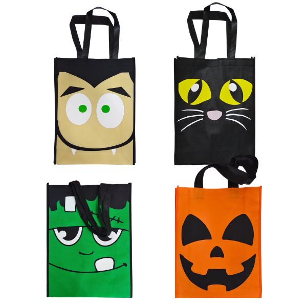 Halloween Shopper Bag 40cm (colour or design selected at random)