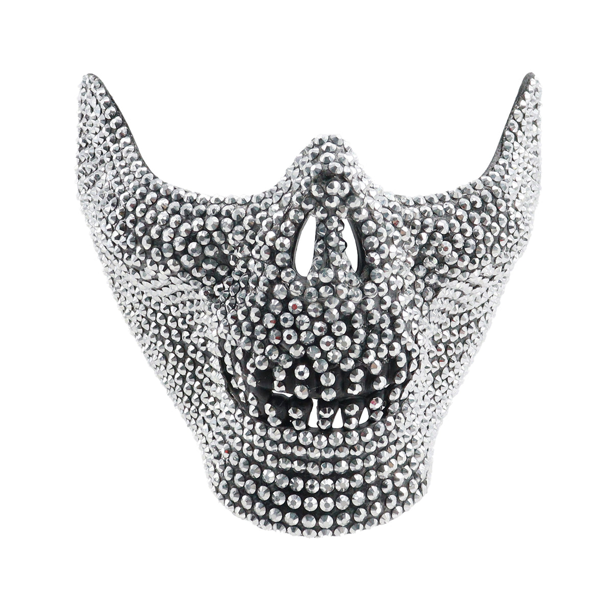 Rhinestone Skull Mouth Mask (colour or design selected at random)