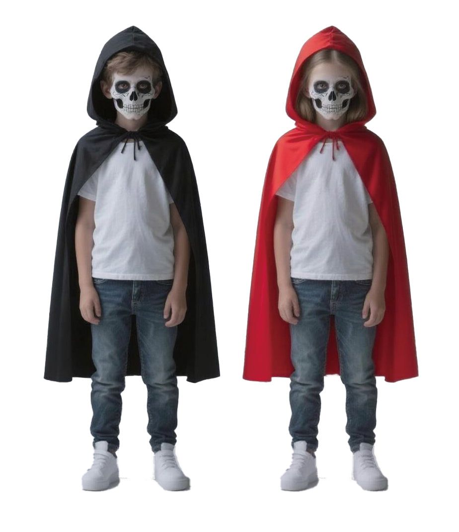 Vampire Hooded Cape Kids (colour or design selected at random)