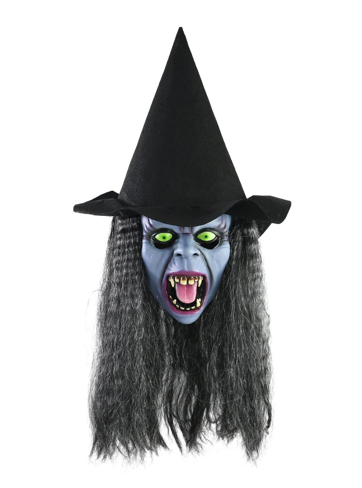 Witch with Hat Latex Mask