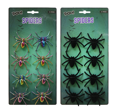 Spiders 8pk (colour or design selected at random)