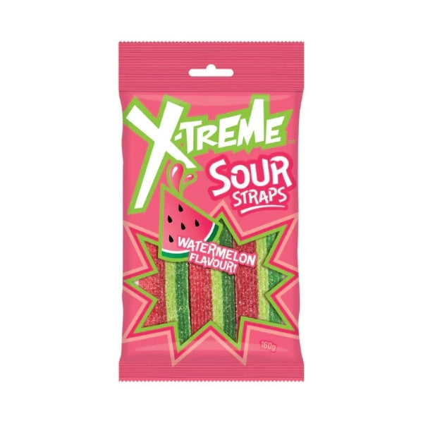 X-Treme Watermelon Sour Straps 160g