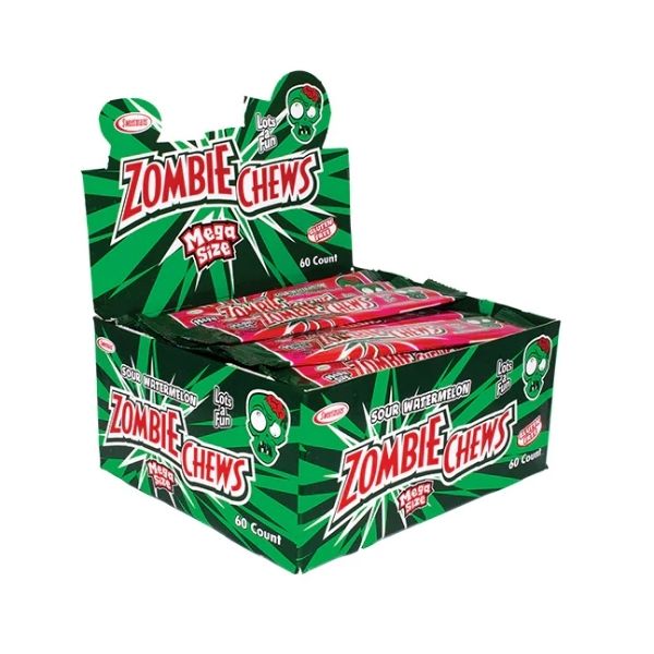 72pk Zombie Chew Watermelon 28g