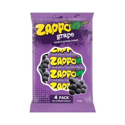 Zappo 4 Pack Grape 104g