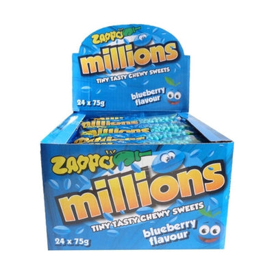 24pk Zappo Millions Blueberry 75g