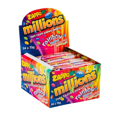 24pk Zappo Millions Rainbow 75g