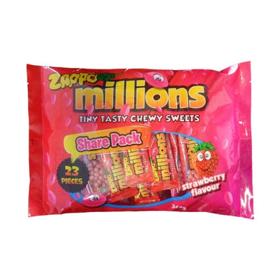 23pcs Zappo Millions Strawberry Sharepack 368g