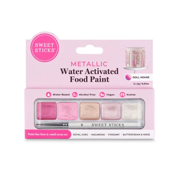 Metallic Doll house Mini Palette Food Paint by Sweet Sticks