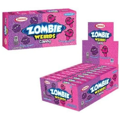 1pk Zombie Weirds Strawberry & Grape Candy 132g