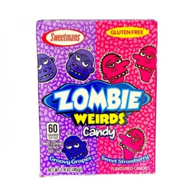 Zombie Weirds Strawberry & Grape Candy 40g