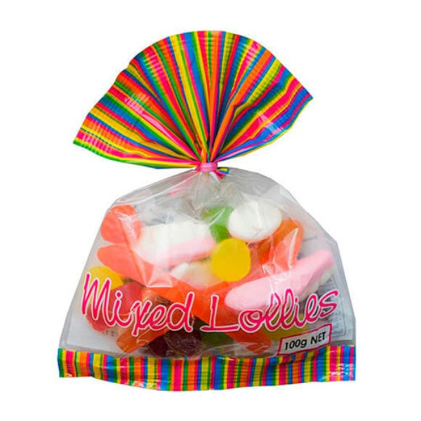 Mixed Lollies Flare Bag 100g