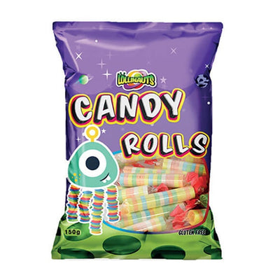 Lollinauts Candy Rolls 150g