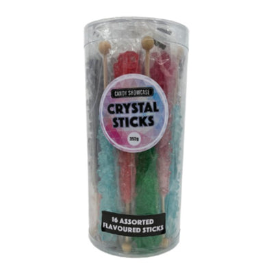 16pk Mixed Colours Crystal Sticks 352g