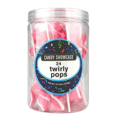 Pink Twirly Pops 24pk 288g
