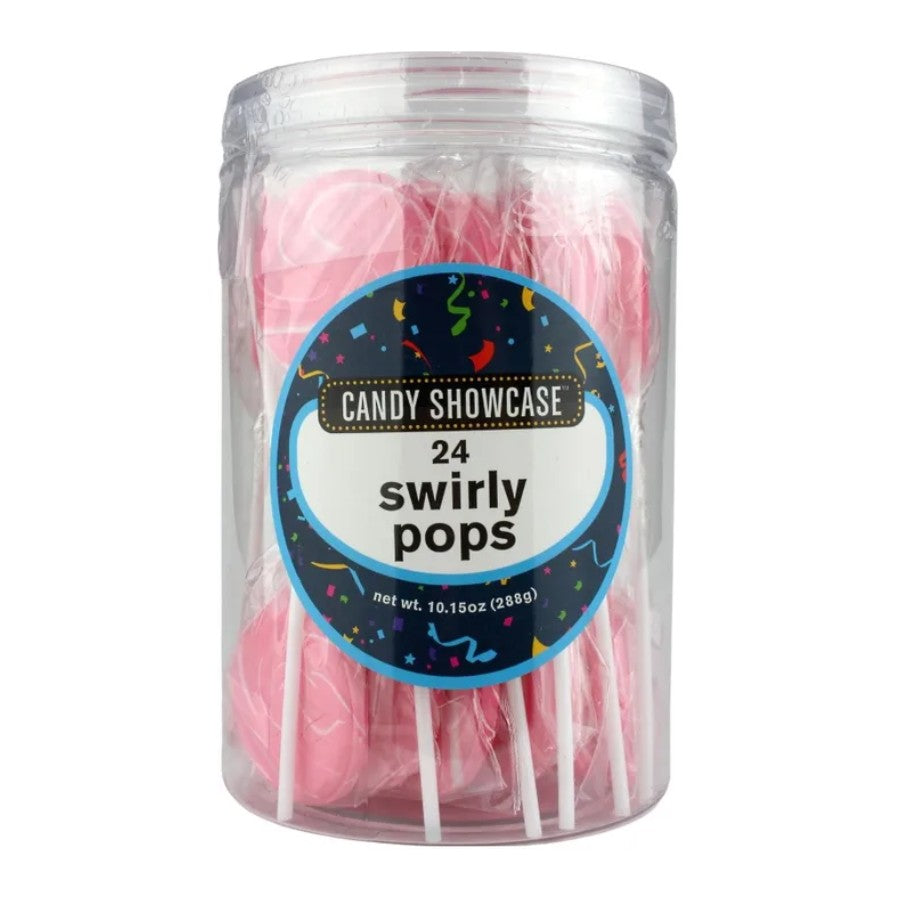 Pink Swirly Pops 24pk 288g