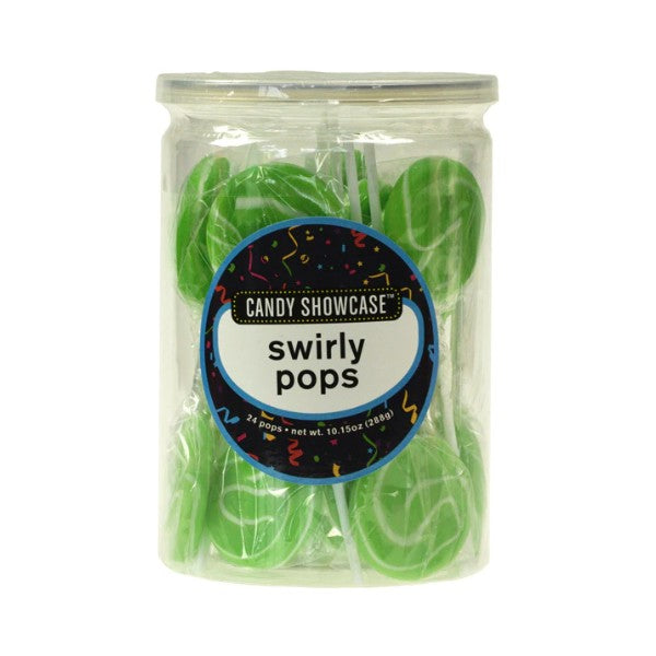 Green Swirly Pops 24pk 288g – I Love This Shop
