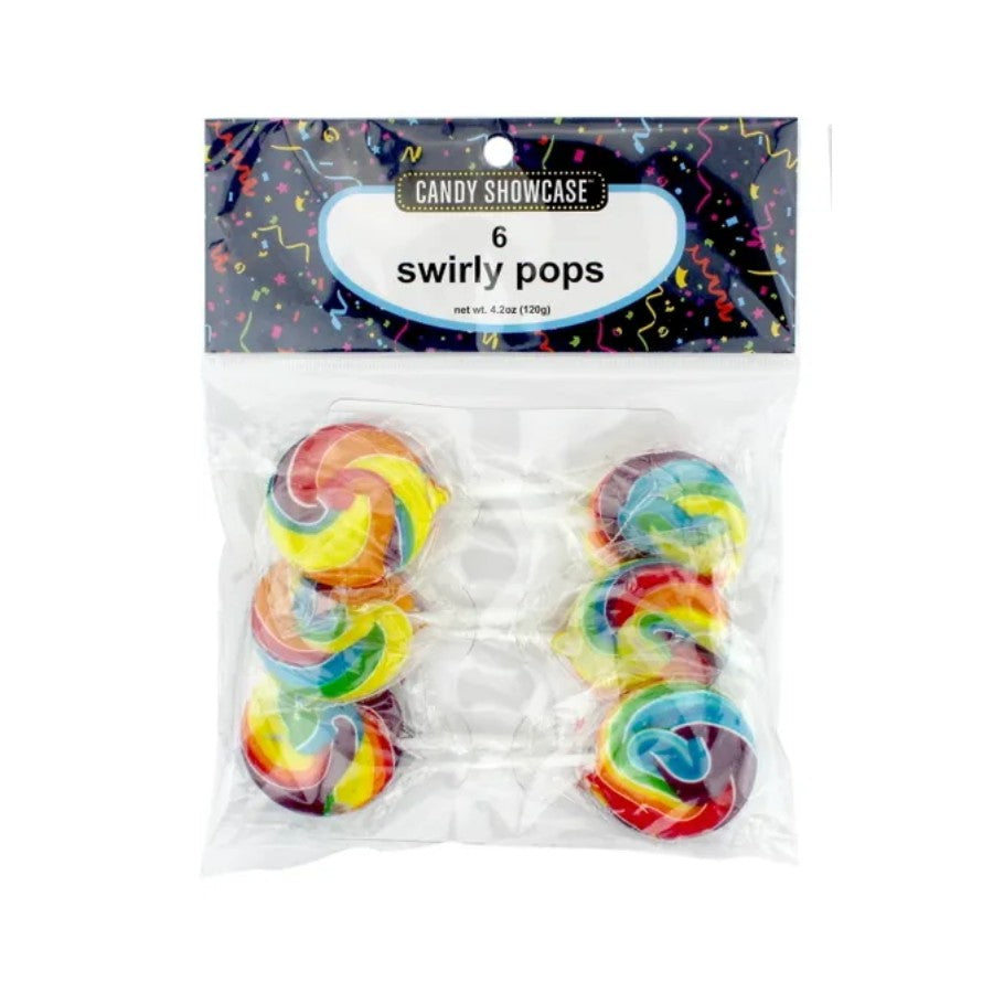 Rainbow Swirly Pops Bag 120g