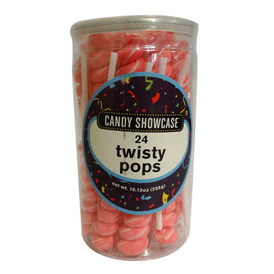 Pink Twisty Pops 24pk 288g