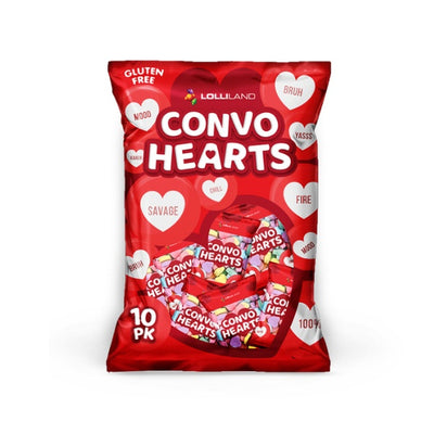 Conversation Hearts Multipack Lollies 10x20g