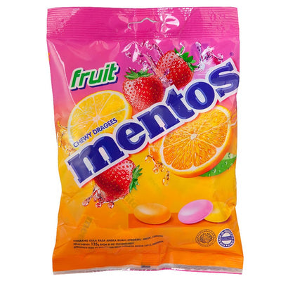 Mentos Fruit Chewy Dragees 135g