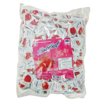 Hartbeat Jumbo Love Candy Strawberry Flavour 1kg (approx. 166 pieces)