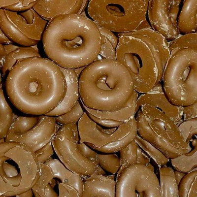 400g Milk Chocolate Aniseed Rings