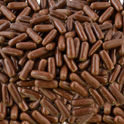 500g Milk Chocolate Licorice Bullets