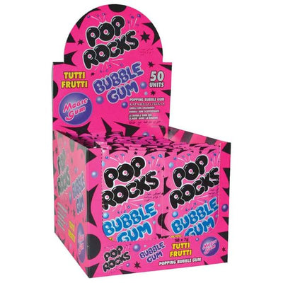 50pk Bubblegum Tutti Frutti Pop Rocks 7g