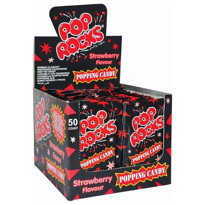 50pk Strawberry Pop Rocks 7g