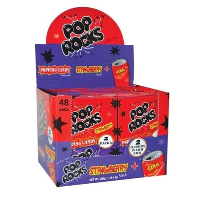 48pk Strawberry & Cola Pop Rocks Twin Pack 6g
