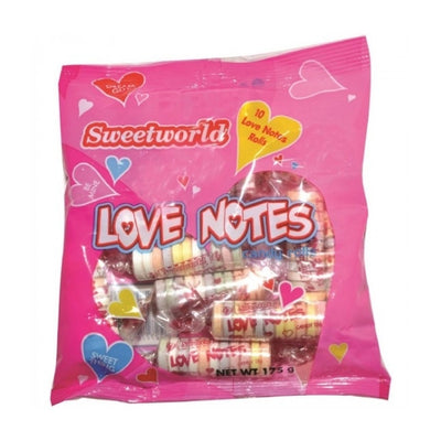 10pc Sweetworld Love Notes Rolls 175g
