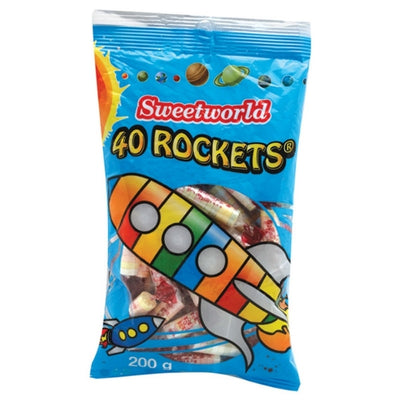 40pc Sweetworld Rockets 200g