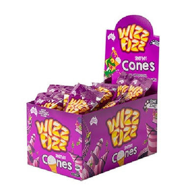 Wizz Fizz Sherbet Cones 24pk