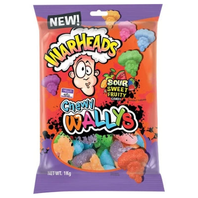 Warheads Chewy Wallys 1kg
